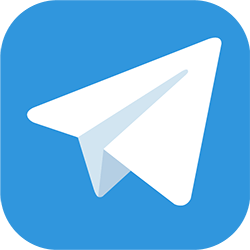 Telegram logo.