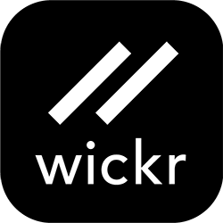 Wickr logo.