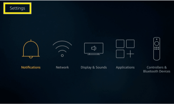 fire tv settings