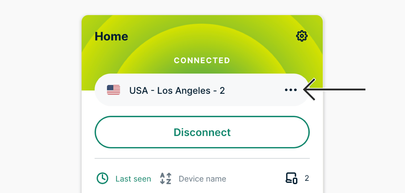 Select the location picker.
