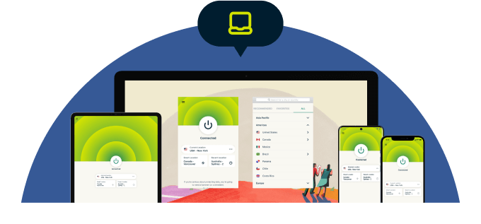 Bis zu 14 Geräte gleichzeitig Installieren Sie ExpressVPN auf jedem Ihrer Geräte und verbinden Sie sich mit bis zu 14 Geräten gleichzeitig.