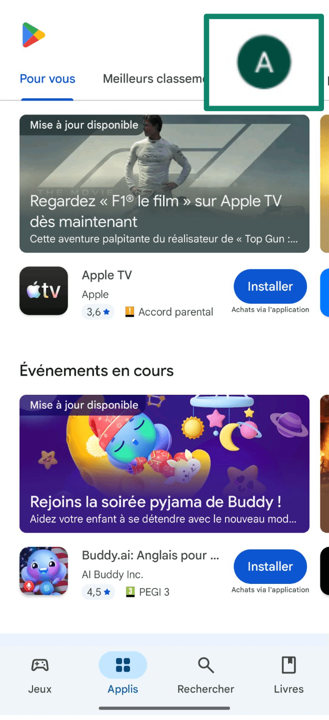 Tap On Your Profile Icon Fr