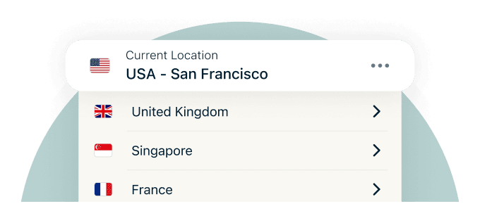 Seien Sie überall mit globaler Standortauswahl.
