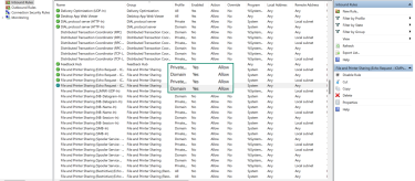 Enable File and Printer Sharing (Echo Request – ICMPv4-In) and File and Printer Sharing (Echo Request – ICMPv6-In) on Windows.