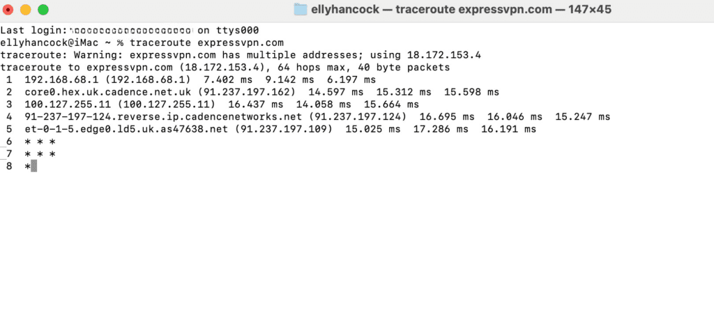 How to ping an IP address