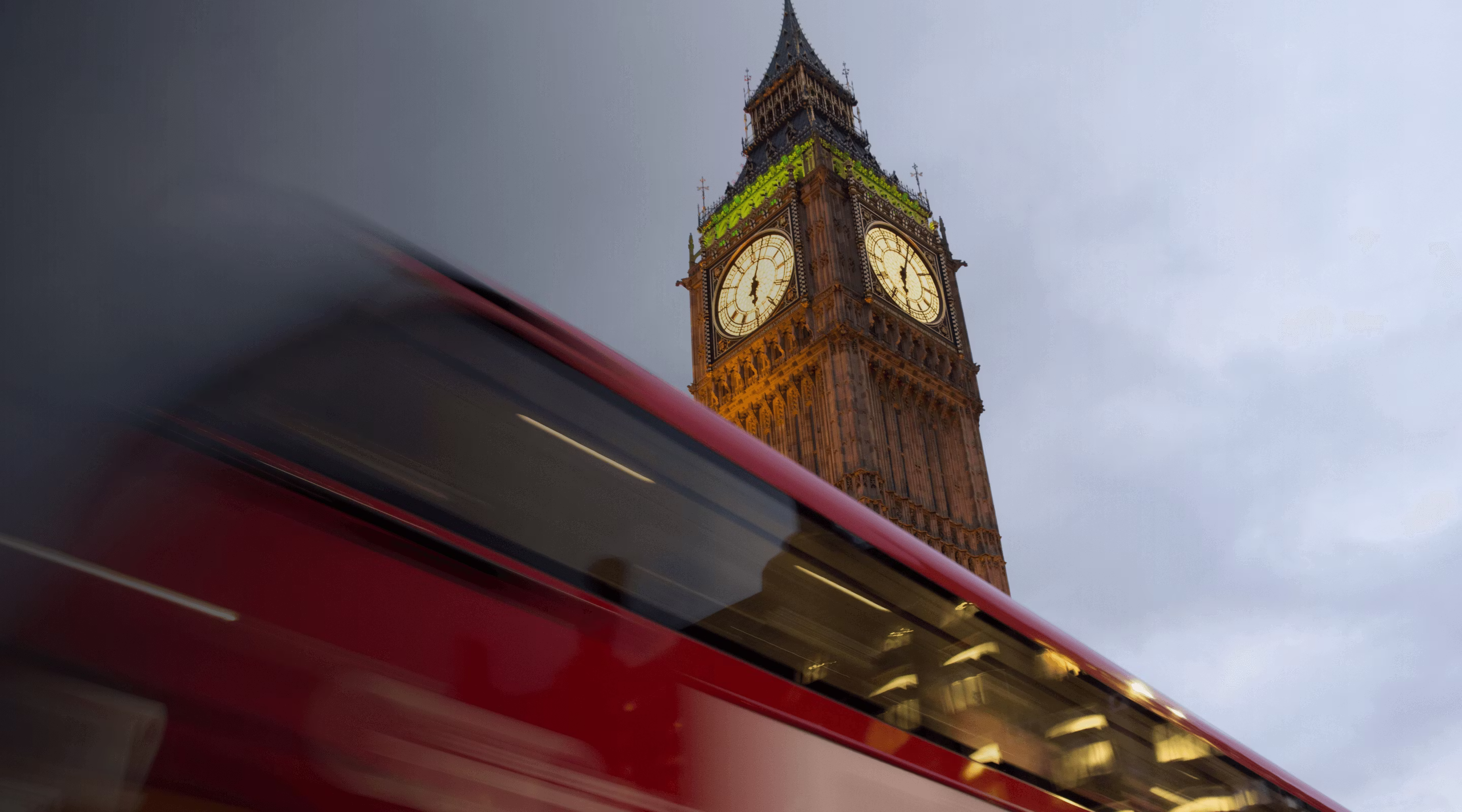 Vista do Big Ben em Londres.