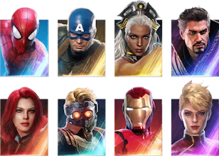 Marvel Future Revolution characters.