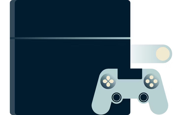 Ein PlayStation-Controller.