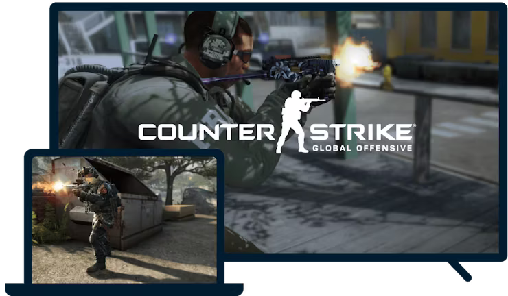 Counter-Strike: Global Offensive on a variety of devices.
