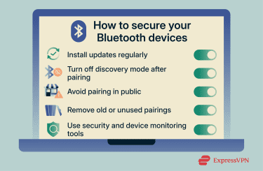 Various ways to secure Bluetooth devices