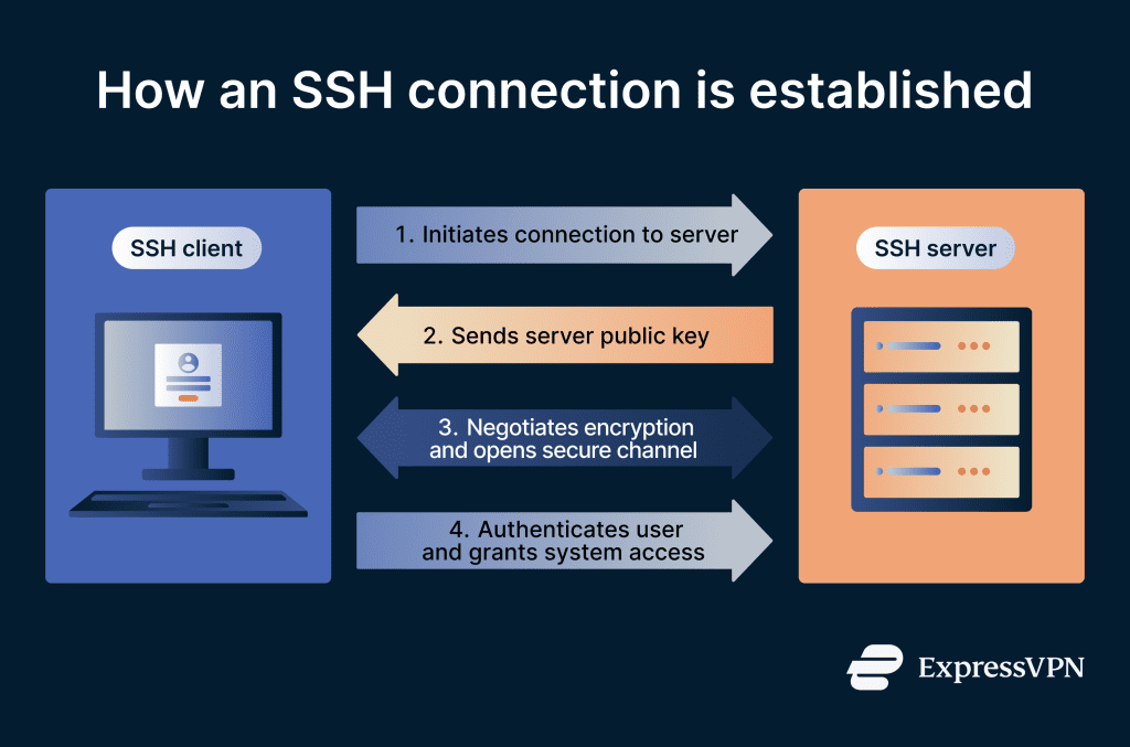 What is SSH and how can you use it for secure connections?