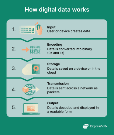 What is digital data? | ExpressVPN Glossary