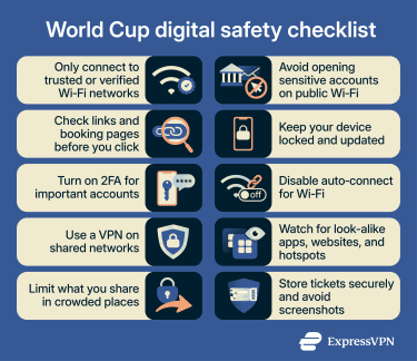 World Cup digital safety checklist