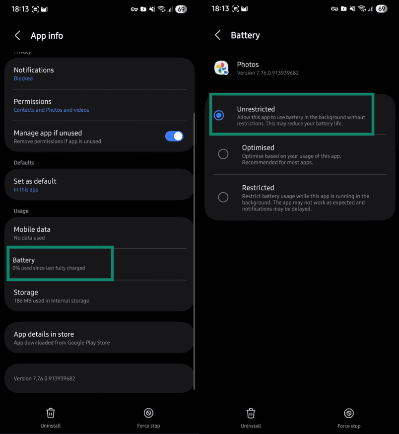 How to turn off Google Photos backup without losing photos