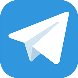 Telegram logo.
