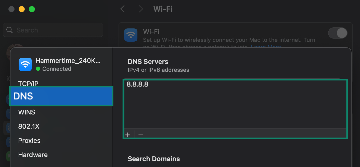 Switch to any DNS server you prefer for better speed, improved privacy, or other functionality.