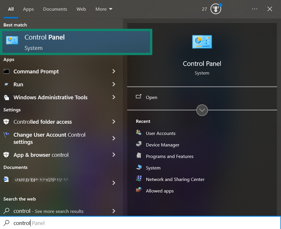 Go through Windows's Control Panel to change your DNS server settings.