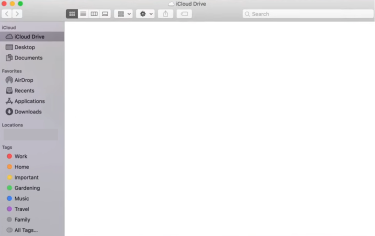 A Finder window on a Mac.