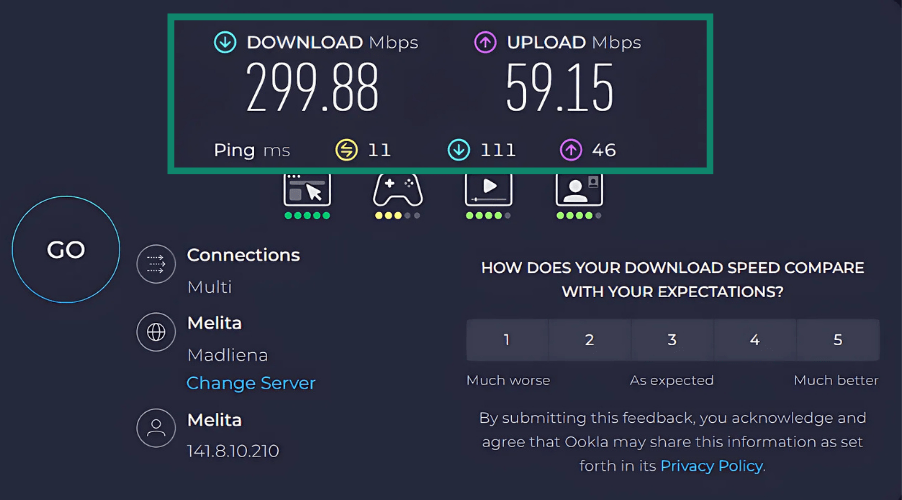 The welcome page of the Tor Browser, showing the Connect button.